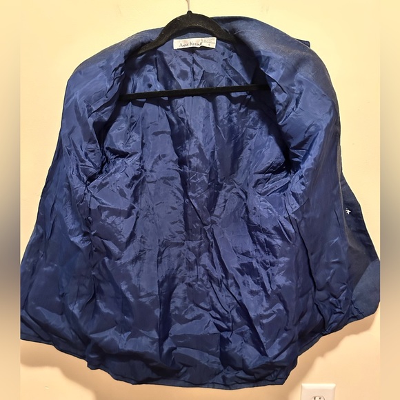 Vintage Anne Klein II Women’s Linen Blazer 6 - Picture 2 of 5